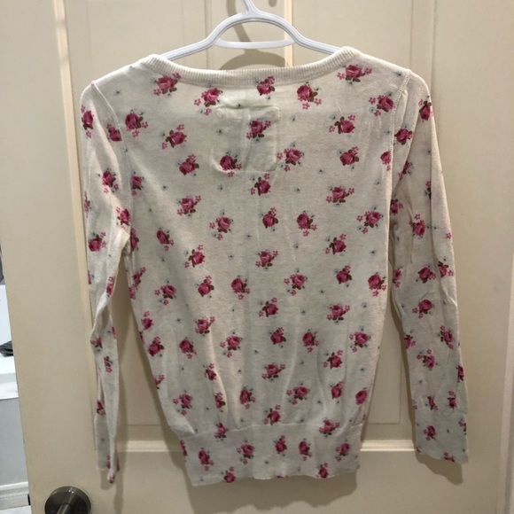 Abercrombie floral birch button up cardigan - Picture 3 of 3